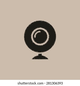 web camera - vector icon