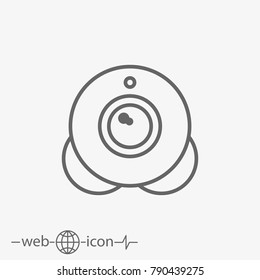 web camera vector icon