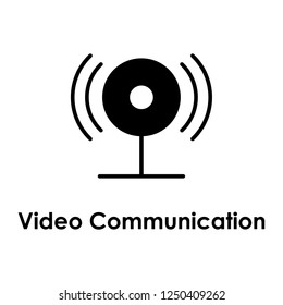 web camera, video communication icon. Element of business icon for mobile concept and web apps. Detailed web camera, video communication icon can be used for web and mobile