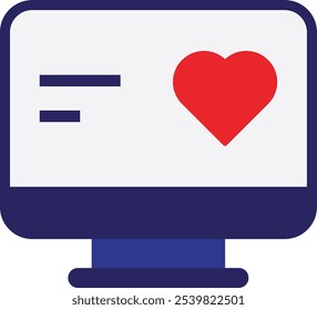 Web Charity ícone do blog VEctor Flat Illustrator