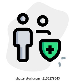 web chatting messenger with encryption technology shield layout