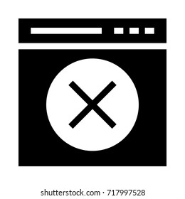 Web close icon 