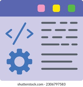 Web Coding vector icon. Can be used for printing, mobile and web applications.