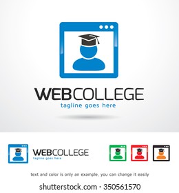 Web College Logo Template Design Vector 