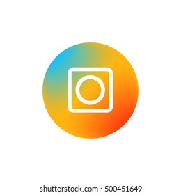 Web color icon. Social media pictogram