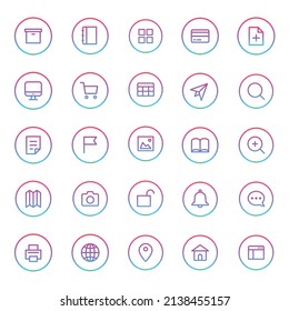 Web, Communication and contact icons. Phone, email, location, house, globe, address and chat icons. Icons Business Card contact information icons. PC icon, message icon, research office icon