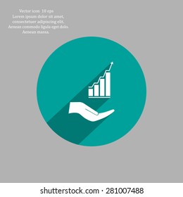 web communication and hands icon. vector design