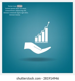 web communication and hands icon. vector design
