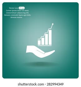 web communication and hands icon. vector design