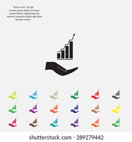 web communication and hands icon. vector design