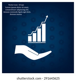 web communication and hands icon. vector design