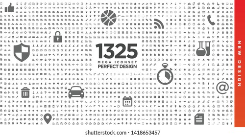 Web communication icon set illustration