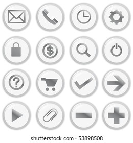 web computer bubble Icons, Vector File pictogram
