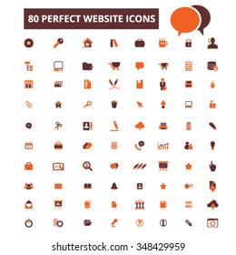 web, oficina de computadoras, iconos de negocios, símbolos de concepto vectorial establecido para infografías, móviles, sitios web, aplicación