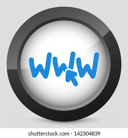 Web connection click link icon