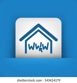 Web connection click link icon