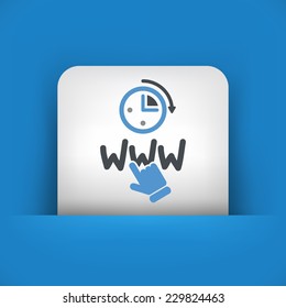 Web connection icon