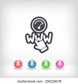 Web connection icon
