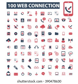 iconos de conexión web
