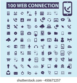 iconos de conexión web