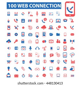 Web-Verbindungssymbole, Zeichen, Vektorgrafik