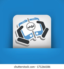 Web connection sharing