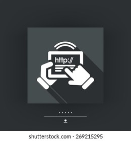 Web connection tablet