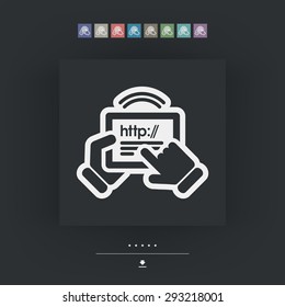 Web connection tablet