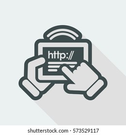 Web connection tablet