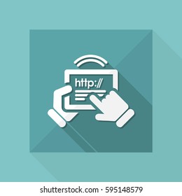 Web connection tablet