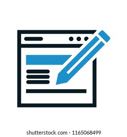 Web Content Development Icon