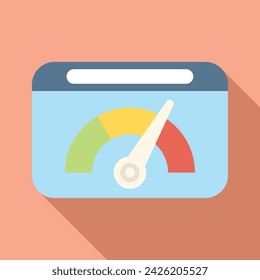Websteuerelementmanagement-Symbol flacher Vektor. Risikostrategie. Digitales Projekt