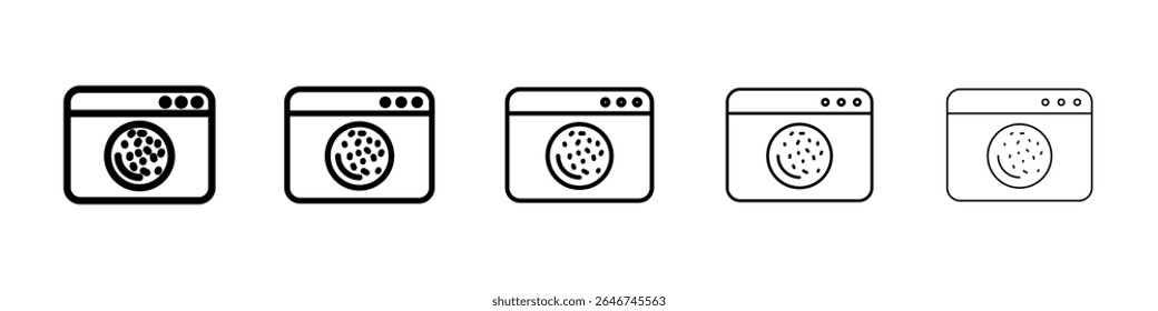 web Cookies icon concept. graphic design, logo, Web, UI.