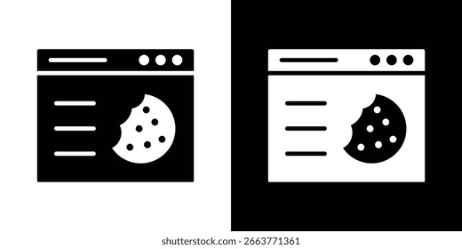 web Cookies icon vector illustration - Collection of high quality black style vector icons
