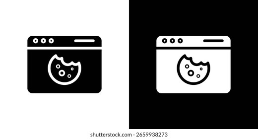web Cookies icon Vector Logo Template for graphic and web design.