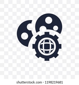 web Cookies transparent icon. web Cookies symbol design from Networking collection. Simple element vector illustration on transparent background.
