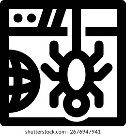 Web Crawler, Web Crawling, Web Scraping Gliederungssymbol