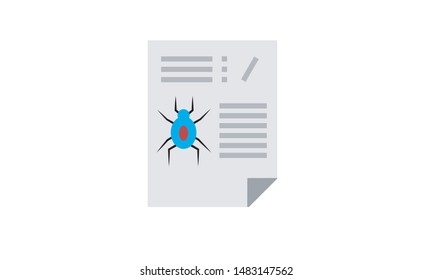 web crawler icon on white background. Simple element illustration from Ui concept. web crawler sign icon symbol design.