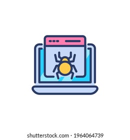 Web Crawling icon in vector. Logotype