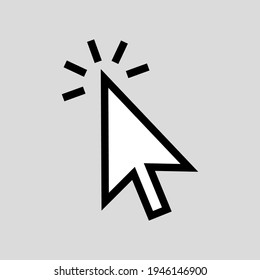 Web cursor, arrow mouse. Vector illustration