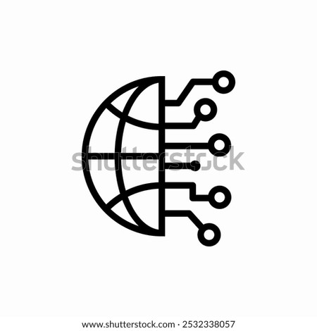 web cyber icon sign vector