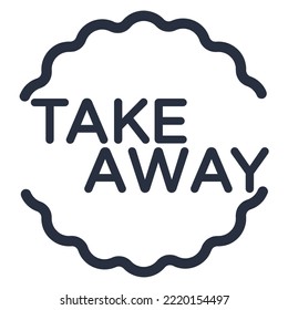 Web Dunkel Grau Nehmen Sie Wavey-Strichsticker weg Vektorgrafik
