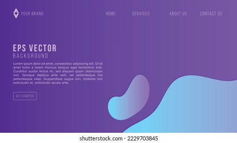 Web Design Abstract Background EPS 10 Vector For Website, Landing Page, Home Page, Web Page