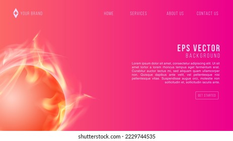 Web Design Abstract Background EPS 10 Vector For Website, Landing Page, Home Page, Web Page