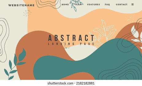 Web Design abstract background with modern style, vector 10