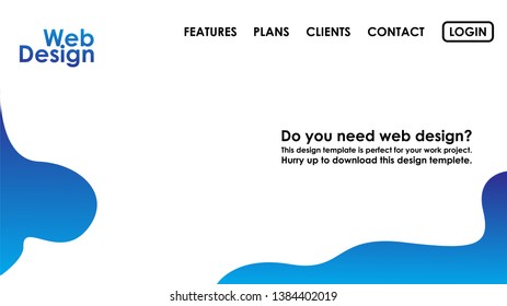 Web Design. Background Liquid Design. Cool background. Color gradation. Minimalist background. Creative Vector. It is suitable for your work project. EPS EPS 10.