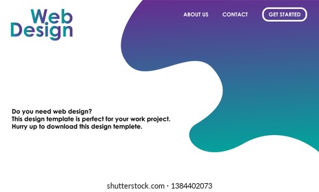 Web Design. Background Liquid Design. Cool background. Color gradation. Minimalist background. Creative Vector. It is suitable for your work project. EPS EPS 10.
