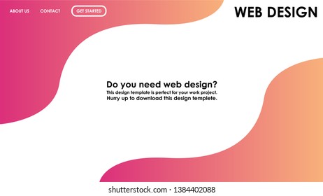 Web Design. Background Liquid Design. Cool background. Color gradation. Minimalist background. Creative Vector. It is suitable for your work project. EPS EPS 10.