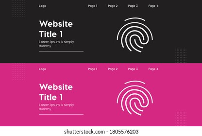 web design based on biometrics