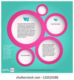 Web Design Bubbles Vector Illustration